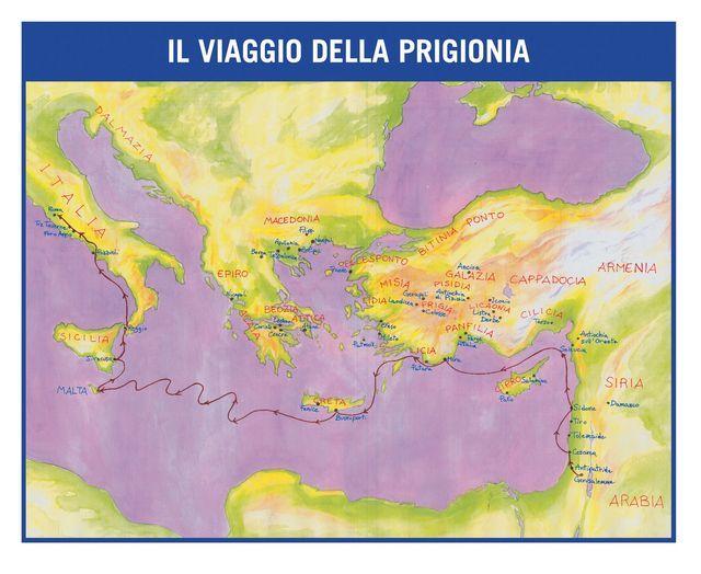 Viaggio della prigionia o quarto viaggio missionario, seconda versione