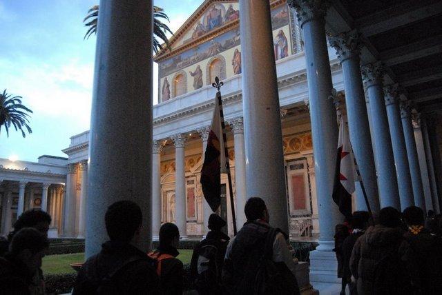 NOTTEBIANCA SAN PAOLO 28 febbraio 2009: alla basilica di S. Paolo