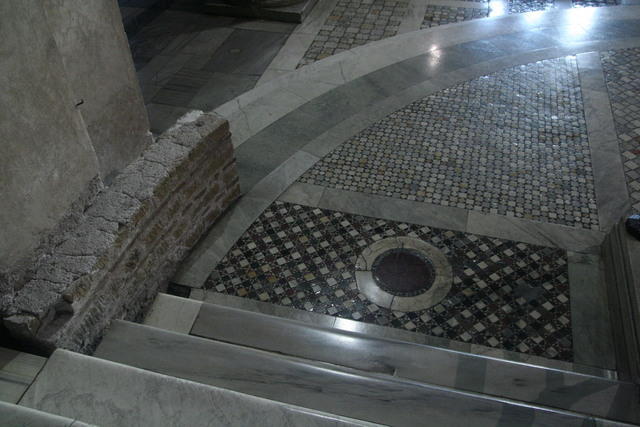 L'antica abside della basilica pelagiana