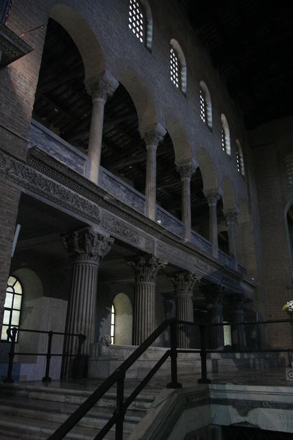 San Lorenzo fuori le mura: la basilica pelagiana (oggi il presbiterio della basilica)