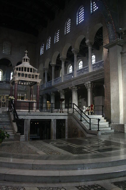 San Lorenzo fuori le mura: basilica pelagiana (oggi presbiterio della basilica)