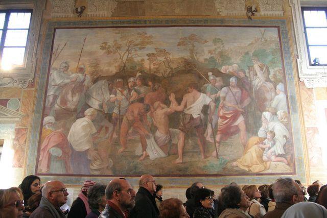 S. Gregorio al Celio, oratorio di S. Andrea: Guido Reni, Sant'Andrea vede la croce del suo martirio