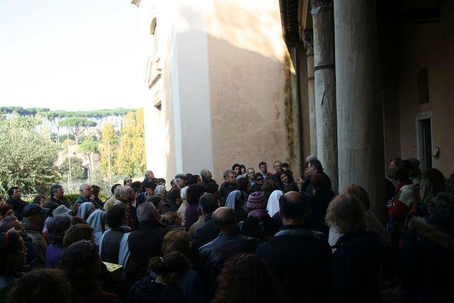 San Gregorio al Celio: dinanzi ai tre oratori