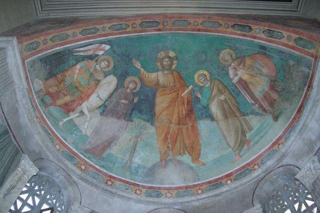 San Giorgio al Velabro: abside con gli affreschi attribuiti al Cavallini