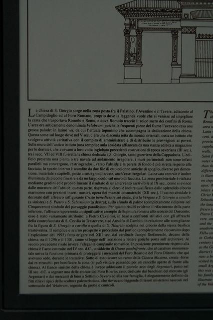 San Giorgio al Velabro: pannello esplicativo