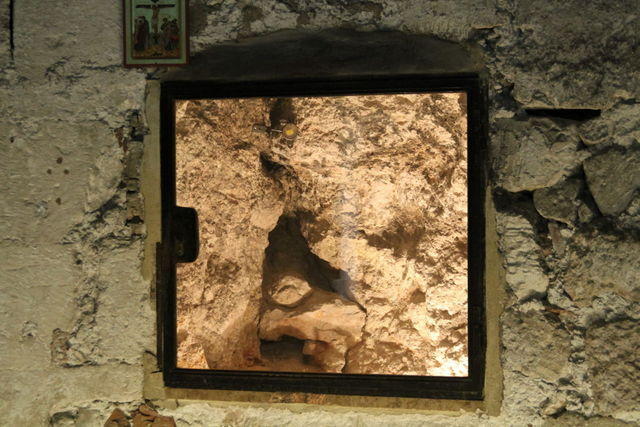 La roccia del Calvario
