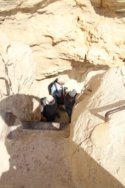 En Avdat, risalendo verso il deserto di Zin