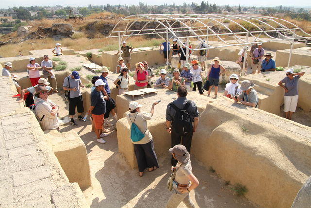 Bet Shean, periodo del dominio egizio. Residenza del governatore con steli di Seti I e Ramses III