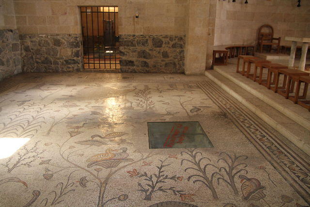 Tabgha, il mosaico nilotico