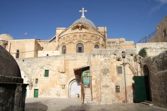 Il tetto del Santo Sepolcro