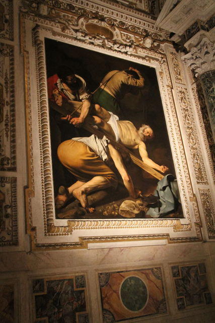 La crocifissione di San Pietro del Caravaggio