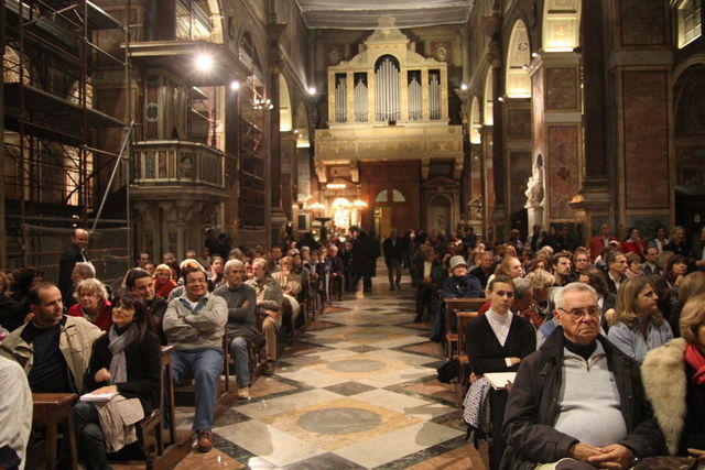 Dialoghi con Caravaggio nelle sue chiese (29/10/2010): la Madonna dei Pellegrini nella basilica di Sant'Agostino