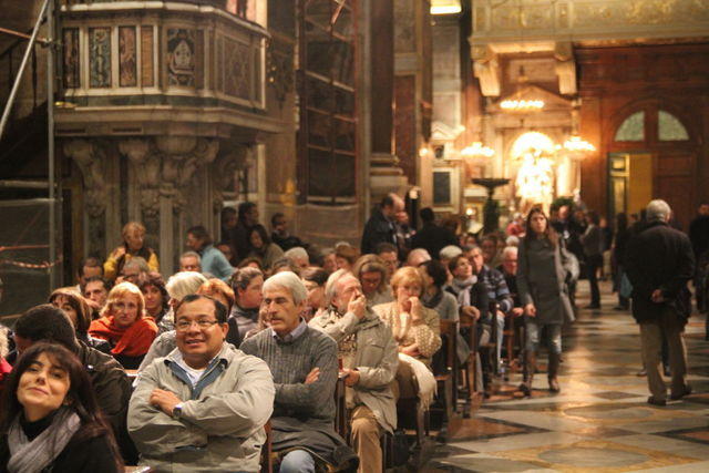 Dialoghi con Caravaggio nelle sue chiese (29/10/2010): la Madonna dei Pellegrini nella basilica di Sant'Agostino