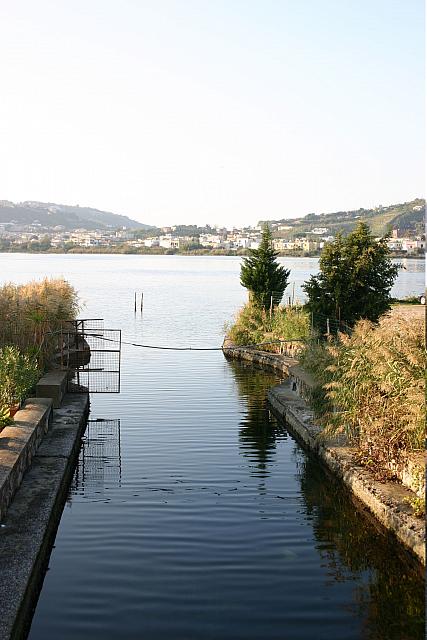L'antico canale che dava accesso al porto interno della flotta romana detto lago di Miseno o Maremorto