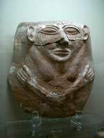 Sarcofago filisteo, nel Museo della Flagellazione