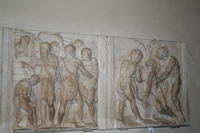 Museo di San Petronio, Noè costruisce l'arca ed ebbrezza di Noè? (Properzia de' Rossi, 1525 ca.)