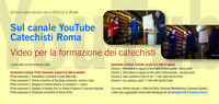Volantino canale You Tube Catechisti Roma per la formazione dei catechisti