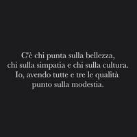 bellezza simpatia cultura modestia