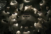 Modellino della volta della Sagrada Família di Antoni Gaudí