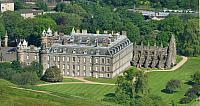 Holyrood Palace from Arthur's Seat in Edinburgh