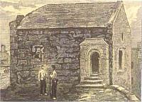 Castle St Margarets Chapel in Edinbourgh (trasformata in polveriera)
