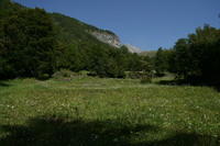 Ollomont: i prati vicino al luogo del "campo" 1978; foto dell'estate 2011