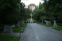 Il giardino con la tomba di Xu Guangqi (Paolo Xu), il mandarino amico di Ricci, a Shangai
