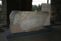 Colosseo: iscrizione dedicatoria