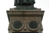Monumento a Giordano Bruno: Aonio Paleario e Michele Serveto