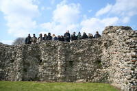 Canterbury: i resti di St. Augustine Abbey dopo la distruzione di Enrico VIII