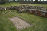 Canterbury: i resti di St. Augustine Abbey dopo la distruzione di Enrico VIII