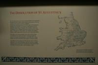 Canterbury: i resti di St. Augustine Abbey dopo la distruzione di Enrico VIII