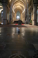 Canterbury, Cattedrale, il luogo presunto della tomba di Thomas Becket, poi devastata da Enrico VIII