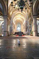 Canterbury, Cattedrale, il luogo presunto della tomba di Thomas Becket, poi devastata da Enrico VIII