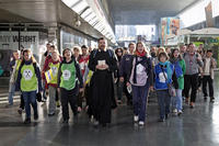 Litanie dei Santi nella stazione Termini