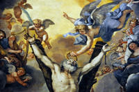 Sant'Andrea della Valle4 - Mattia Preti - Crocifissione di Sant'Andrea