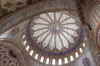 Moschea Blu, interni, Istanbul. Foto di Paolo Cerino