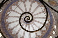 Moschea Blu, interni, Istanbul. Foto di Paolo Cerino