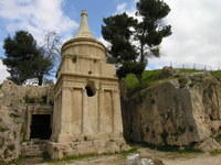 Valle del Cedron: la tomba di Assalonne