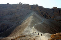 Masada: la rampa d'assedio romana