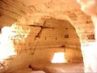 Qumran: l'interno di una delle grotte