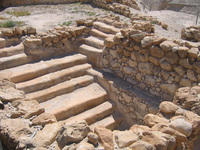 Qumran: una delle cisterne d'acqua