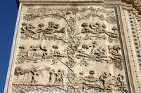 Orvieto, Duomo, primo pilastro, parte superiore