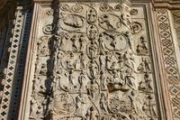 Orvieto, Duomo, secondo pilastro, L'albero di Iesse, parte superiore