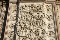 Orvieto, Duomo, terzo pilastro, Storie del Nuovo Testamento, parte superiore