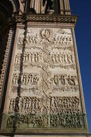 Orvieto, Duomo, quarto pilastro, il Giudizio universale, sguardo d'insieme