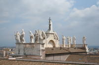Facciata della basilica di S. Giovanni dall'altana del palazzo