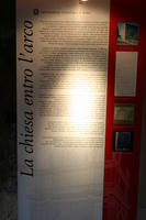 Arco di Costantino: pannelli esplicativi nel museo