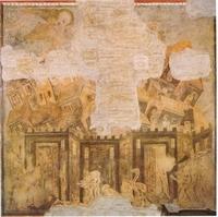 Cimabue, transetto sinistro, La caduta di Babilonia