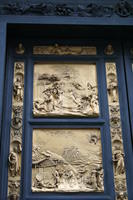 Ghiberti, Porta del Paradiso: 1/ Storie di Adamo ed Eva; 3/ Storie di Noé